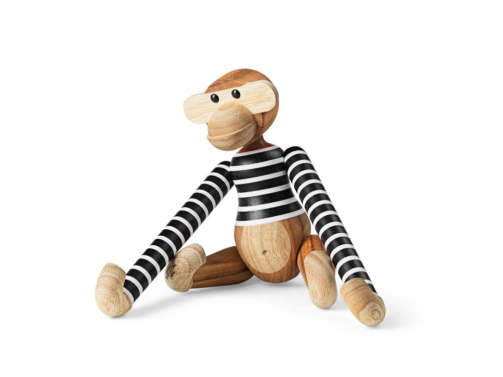 Kay Bojesen x Nørgaard abe, stor - sort/hvid